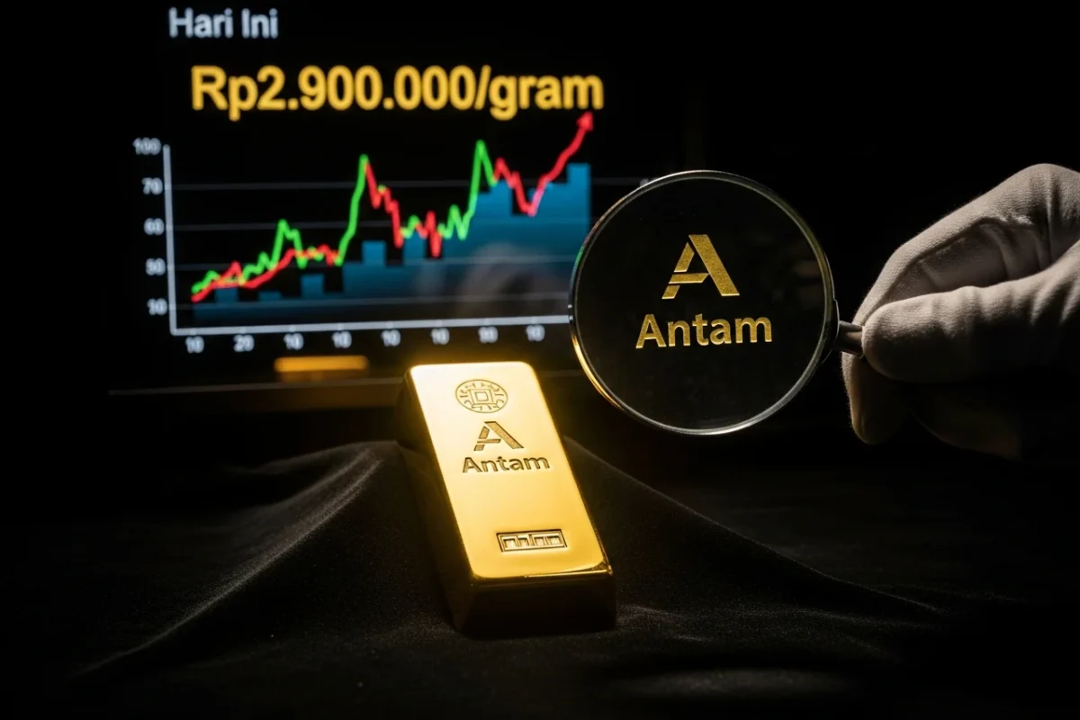 Rekor Lagi! Harga Emas Antam Hari Ini Tembus Rp2,9 Juta per Gram
