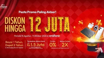 Sambut Usia 30 Tahun, Erajaya Gelar Festival Belanja erafone 2026