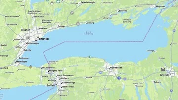 Ikuti Google, Apple Maps Ubah Danau Ontario Jadi Danau Amerika